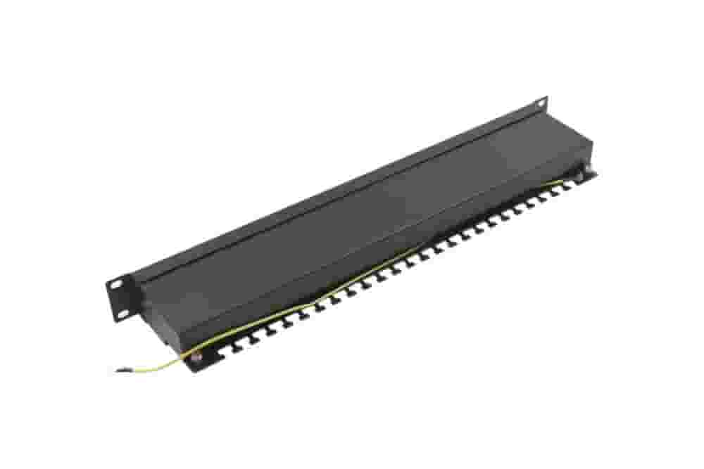Патч панель оптическая незагруженная 1U c крышкой JZ-1835 24-2