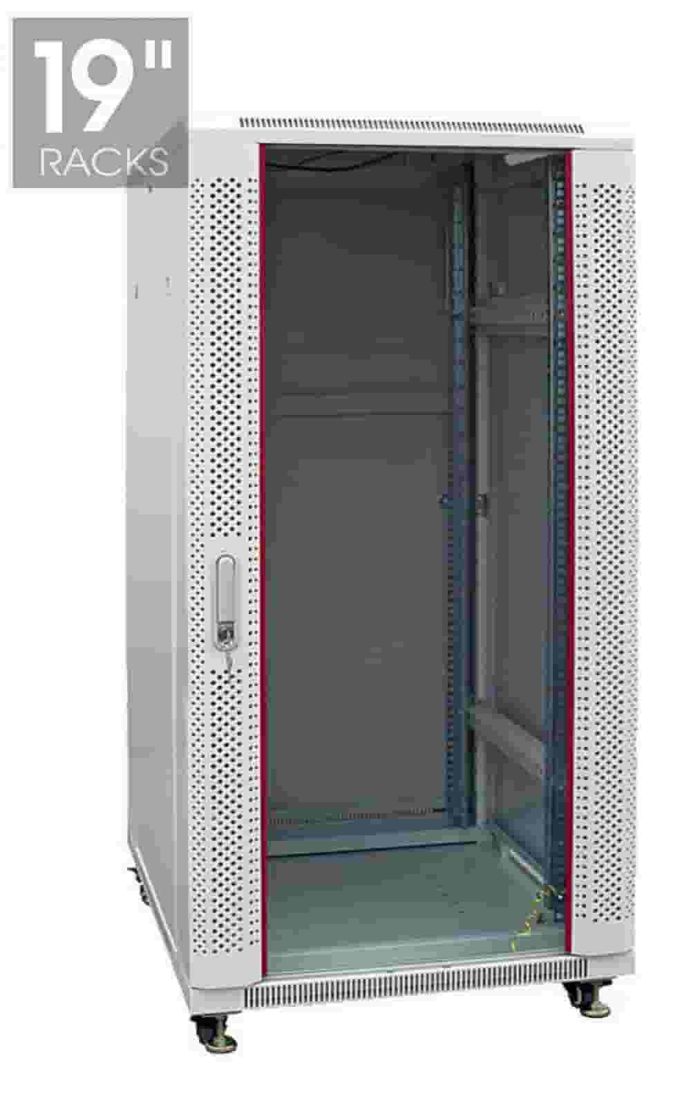 Шкаф настенный 27U 600*800mm СТЕКЛО (неукомплектованный)-1