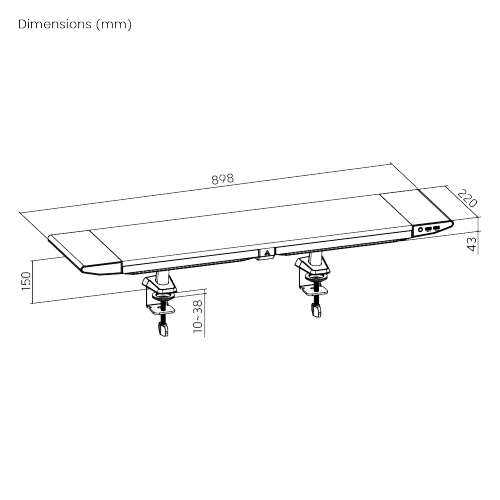 Подставка для монитора, MONITOR RISER  STB-172-4