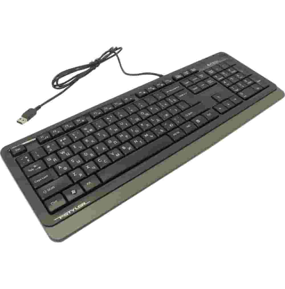 A4Tech FK10 USB simli klaviatura o‘yinchilar va ofis foydalanuvchilari uchun qulay va ishonchli variantdir-1