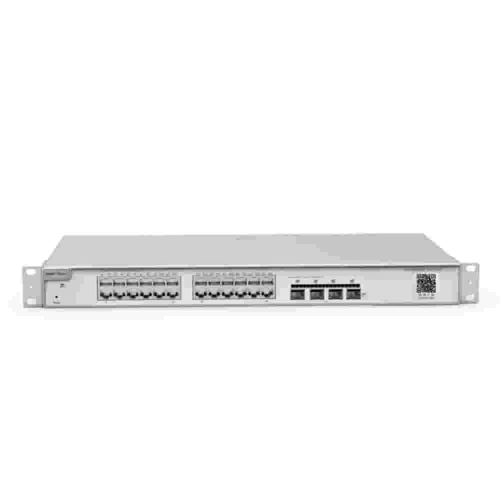 Ruijie-Reyee RG-NBS3200-24GT4XS-P 24-portli POE gigabitli boshqariladigan kommutator-1
