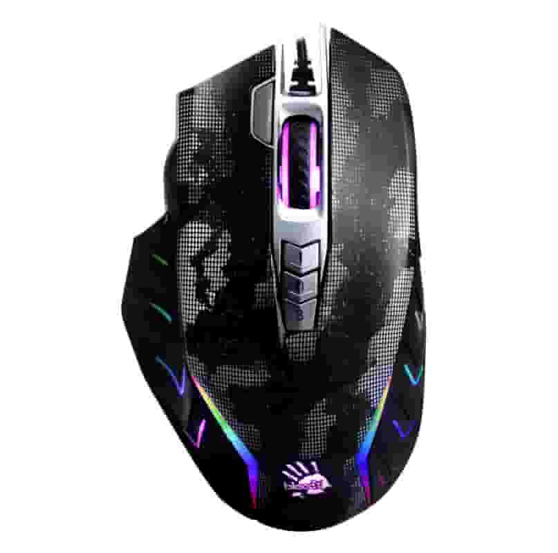Bloody J95S RGB-Black USB Проводная игровая мышь-1