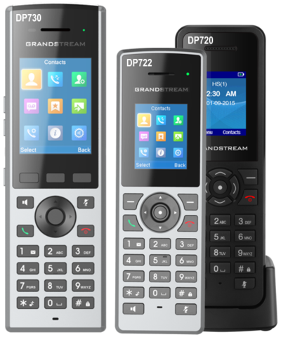 IP DECT Grandstream DP730 базовая станция (трубка - телефон)-3