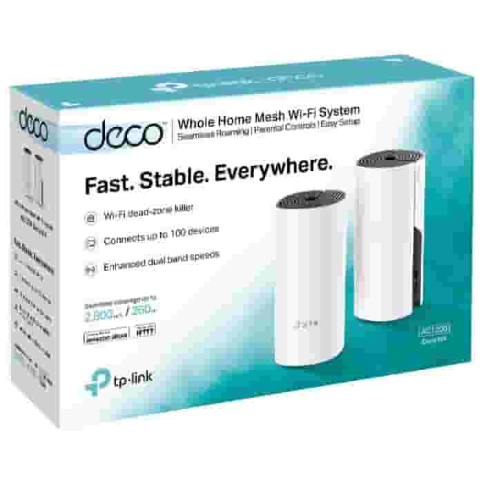 TP-Link Deco M4/AC1200 (2-Pack) Усилитель Wi-Fi сигнала, Точка доступа-2