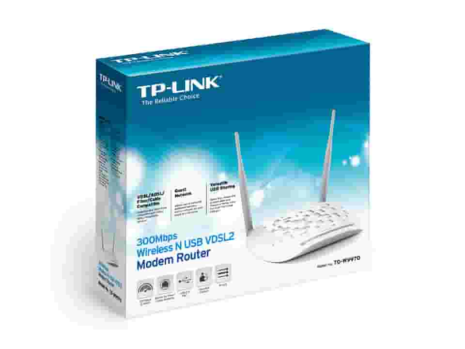 Модем Wi-Fi ADSL2 TP-Link TD-W9970-4