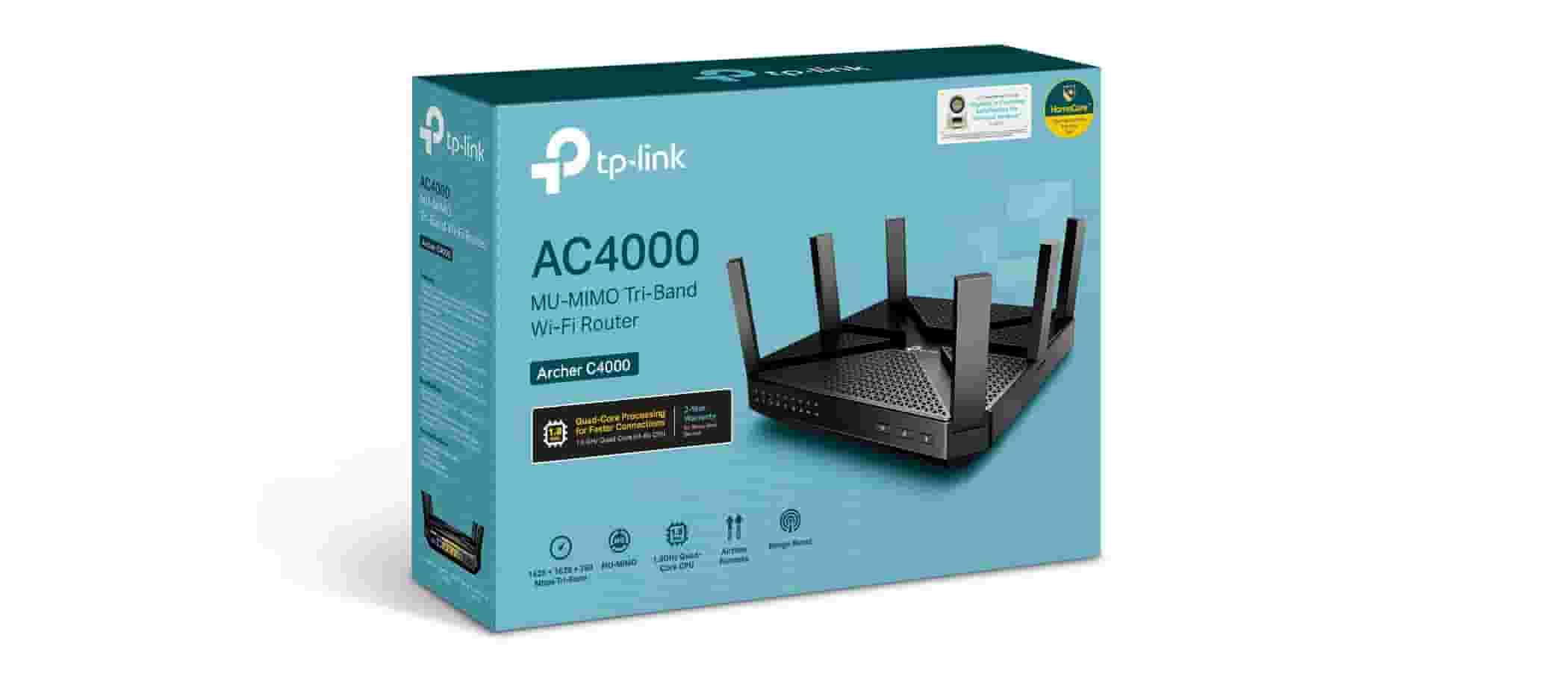 Wi-Fi роутер TP-Link Archer C4000 Трёхдиапазонный гигабитный-4