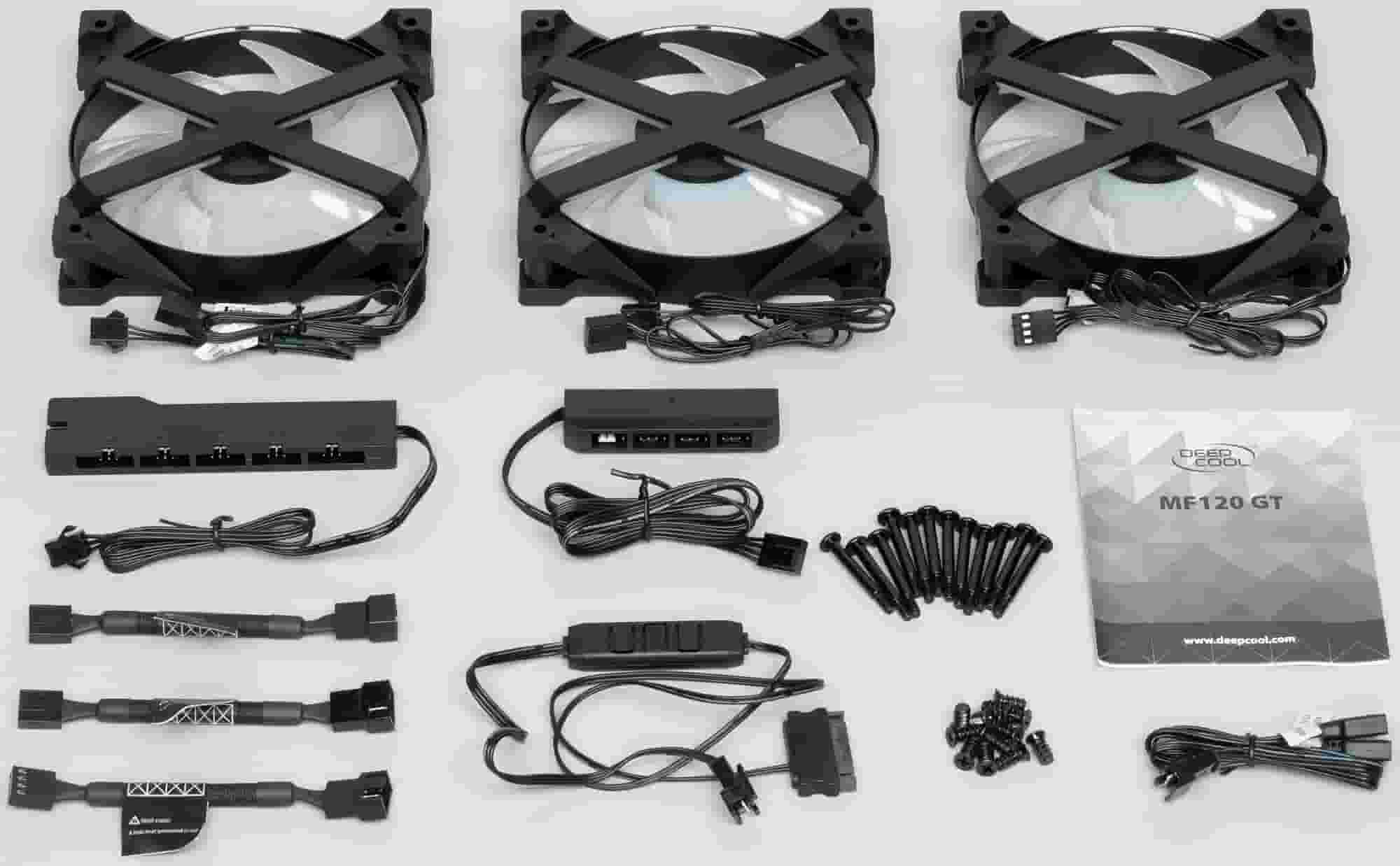 Комплект вентиляторов для корпуса Deepcool MF 120GT 3in1-6
