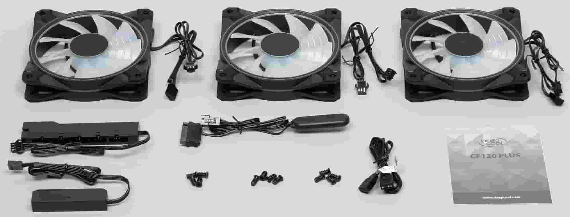 Комплект вентиляторов для корпуса Deepcool CF 120 PLUS-3