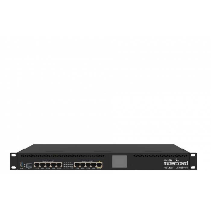 MikroTik yo‘naltiruvchi RB3011UiAS-RM-1