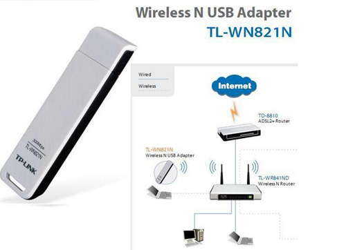  Wi-Fi adapter TP-Link TL-WN821N-4