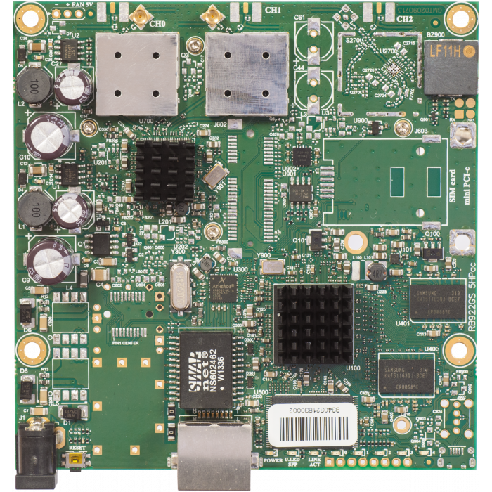 MIkroTik platasi RB911G-5HPacD-1
