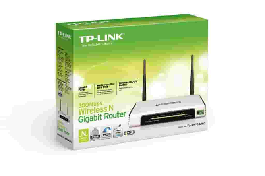  Router Wi-Fi USB Wan/Lan TP-Link TL-WR1042ND-3