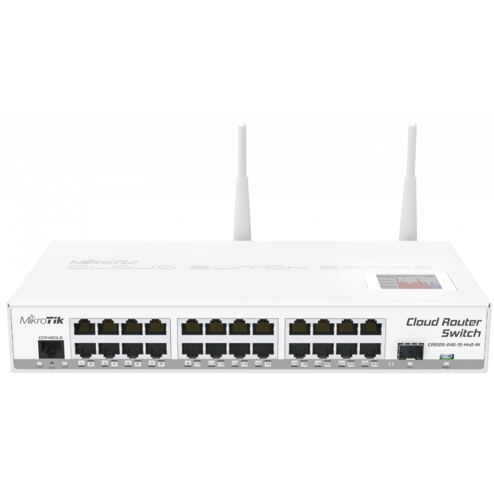 MikroTik kommutatori CRS125-24G-1S-2HnD-IN-1