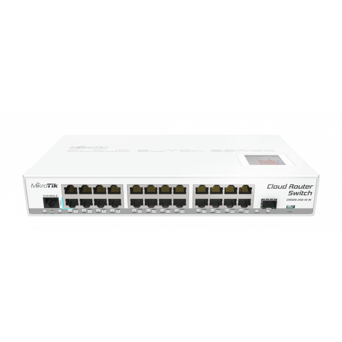 Коммутатор MikroTik CRS125-24G-1S-IN-1