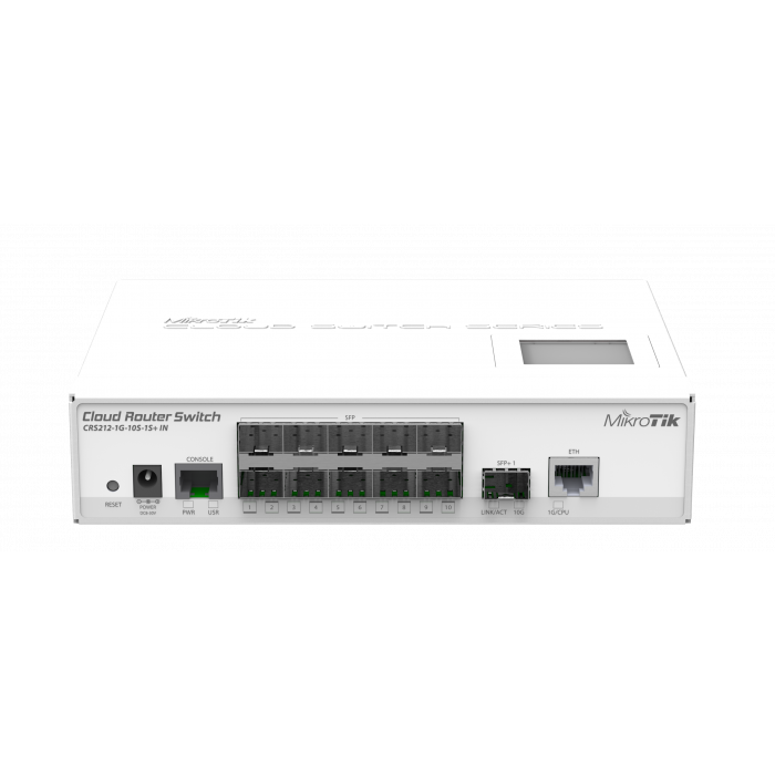 Коммутатор MikroTik CRS212-1G-10S-1S-IN-1