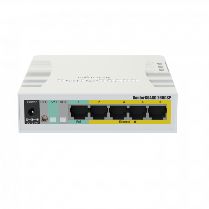 MikroTik kommutatori RB260GSP-3