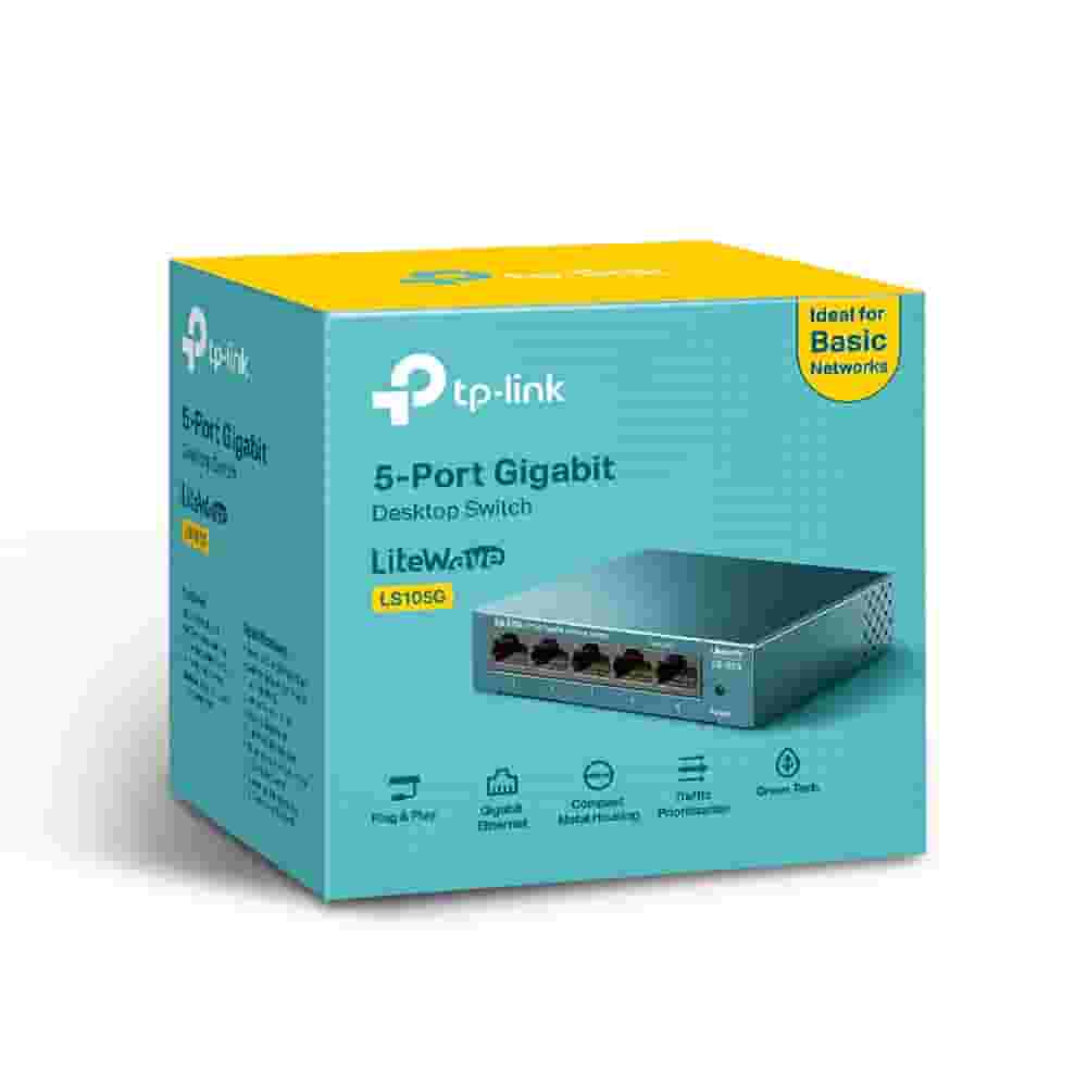 TP-Link LS105G 5-портовый настольный коммутатор-4
