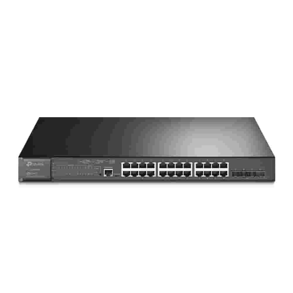 TP-Link TL-SG3428XMP 24-portli gigabit boshqariladigan PoE kommutator (Switch)-1