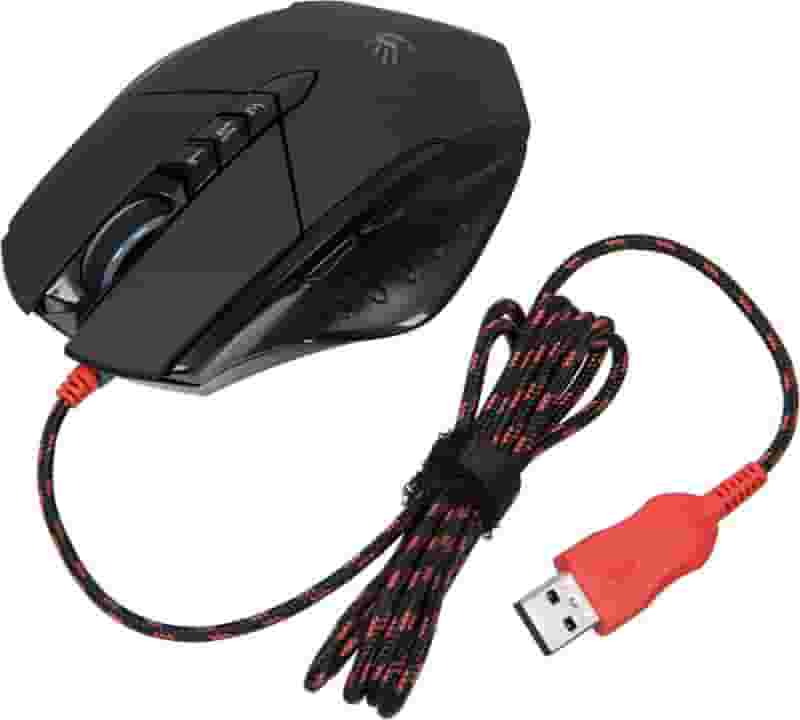 Bloody V7M71 RGB-Black USB simli o‘yin sichqonchasi va kovrik-2