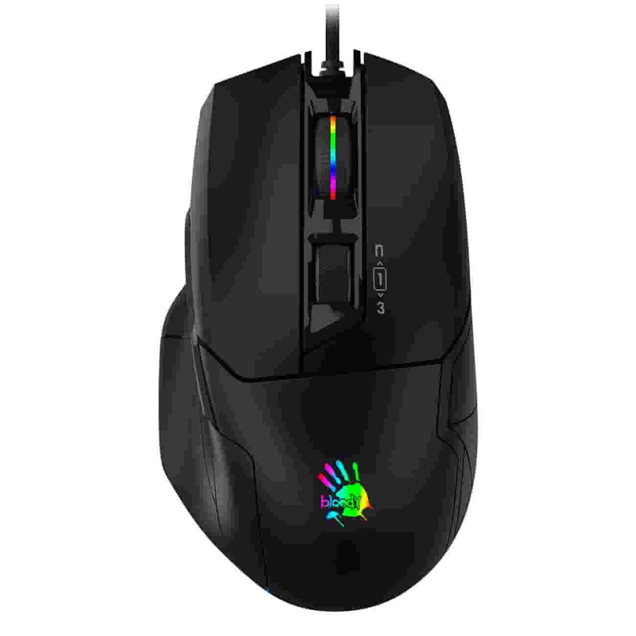  Bloody W70MAX USB simli o‘yin sichqonchasi ikki rangdagi variantda mavjud: RGB-Black va Stone Panda White-1