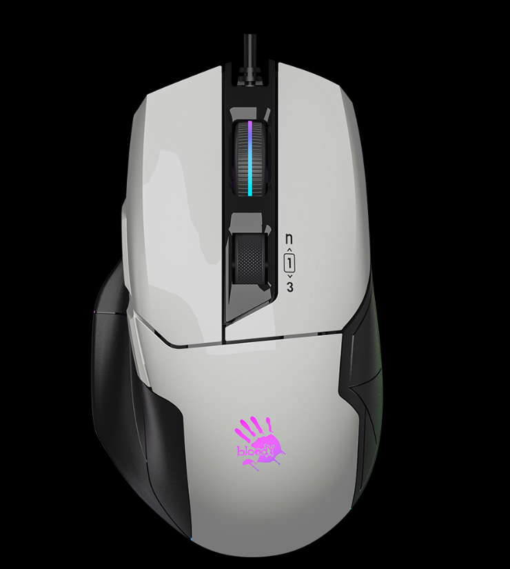  Bloody W70MAX USB simli o‘yin sichqonchasi ikki rangdagi variantda mavjud: RGB-Black va Stone Panda White-4