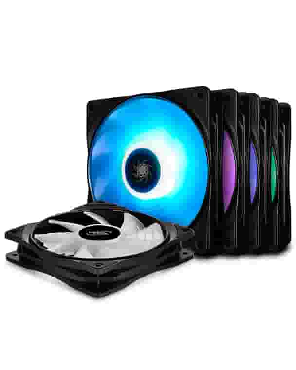 Deepcool RF 120M 5in1 Комплект RGB вентиляторов для корпуса-1