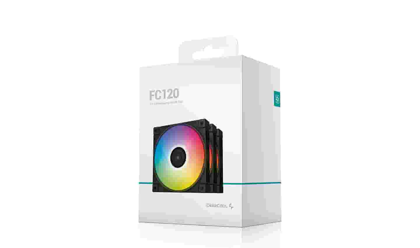 Корпусный вентилятор с RGB-освещением DeepCool FC 120 BLACK-4