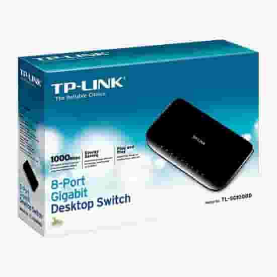 Mini kommutator TP-Link TL-SG1008D 8-portli (Switch)-2