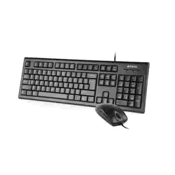 Проводной комплект клавиатуры и мыши A4-Tech KR-8520 DS Silent-4