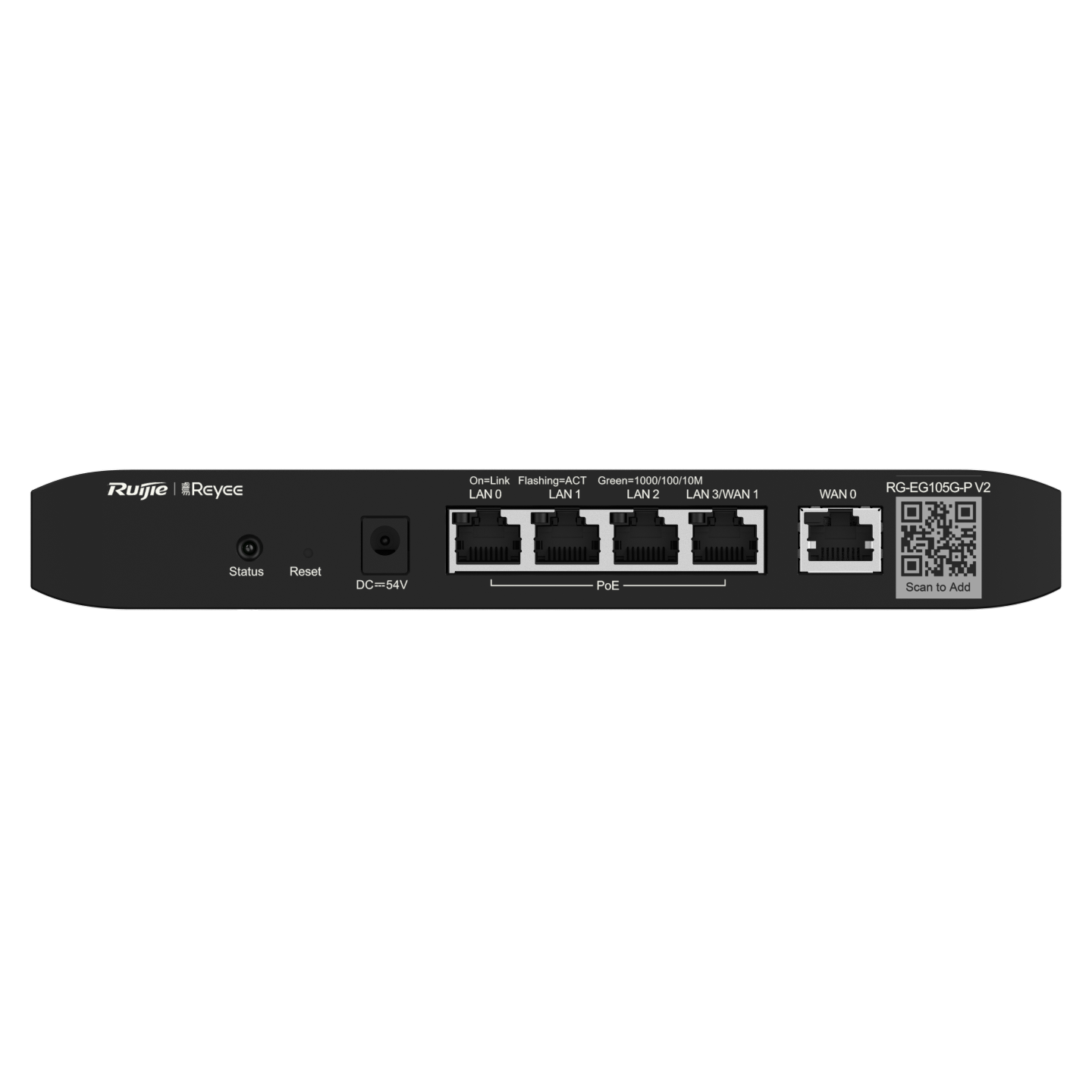  Ruijie RG-EG105G-P V2 PoE cloud router-1