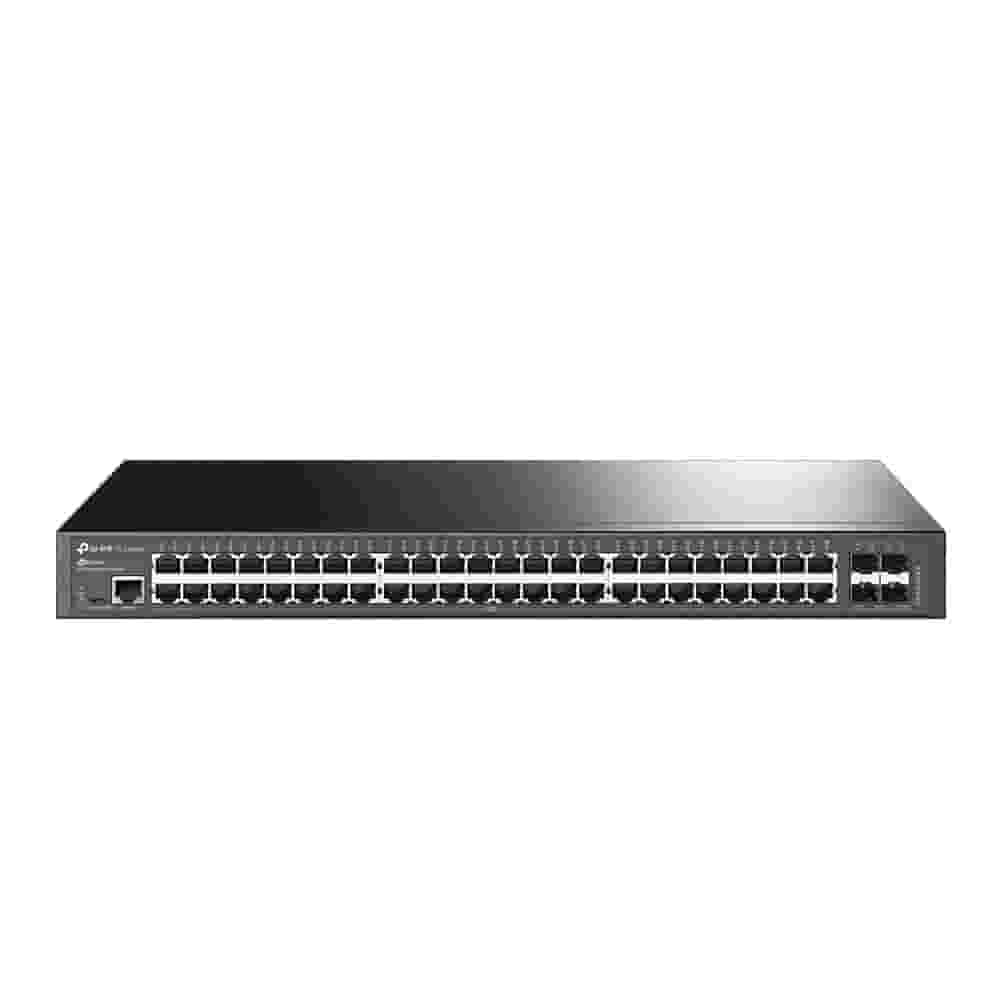 JetStream 48-портовый гигабитный управляемый коммутатор уровня 2+ с четырьмя слотами SFP+ 10 Гбит/с TP-Link TL-SG3452X-1