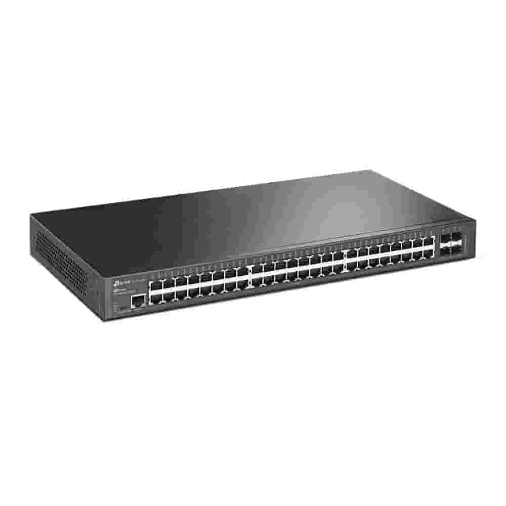 JetStream 48-портовый гигабитный управляемый коммутатор уровня 2+ с четырьмя слотами SFP+ 10 Гбит/с TP-Link TL-SG3452X-2