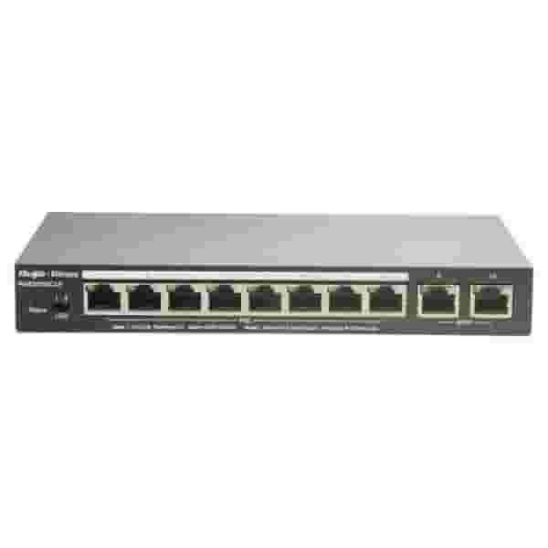  Ruijie-Reyee RG-ES210GC-LP 10-portli POE gigabitli boshqariladigan kommutator-1