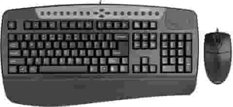 USB Проводной комплект клавиатуры и мыши A4-Tech KB-8620DB-1