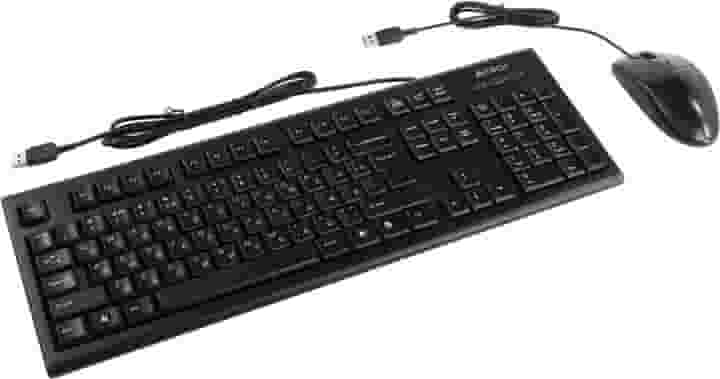 A4-Tech KR-8520D (Black) USB Проводной комплект клавиатуры и мыши-4