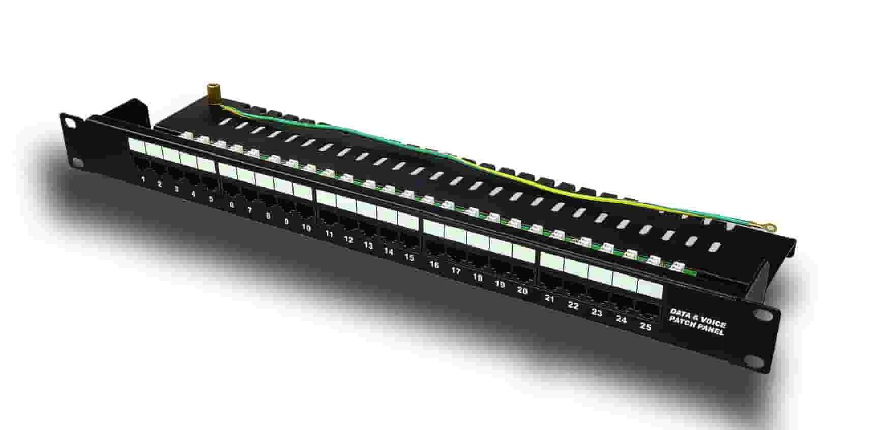 Optik patch-panel, bo‘sh, 1U-4