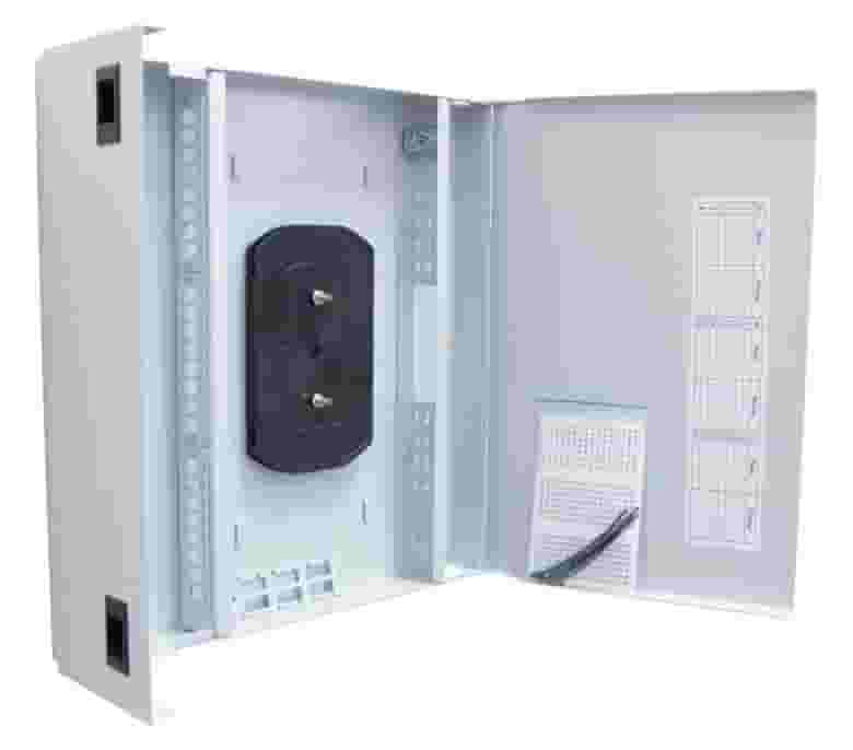 Metalik devorga o‘rnatiladigan boks (patch panel) 8-16 port-1