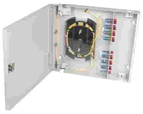 Металлический настенный бокс (патч панель) 8-16 портов-2