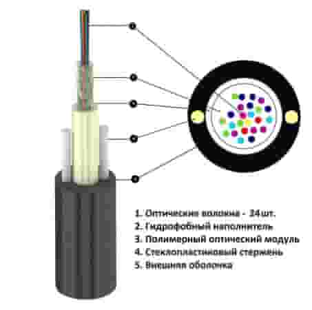 Optik Kabel, Single Mode, 24-UT04 Kanalizatsiya, FP Mark-2