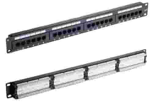 Патч-панель, Patch panel 24 port UTP Cat 5e-2