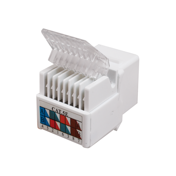 Модуль RJ45, Keystone jack RJ45 UTP cat 5e-2