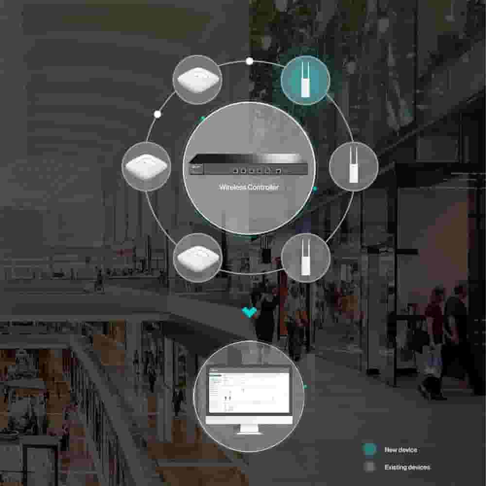 Wi-Fi Наружная точка доступа TP-Link CAP300 Wan/Lan-3