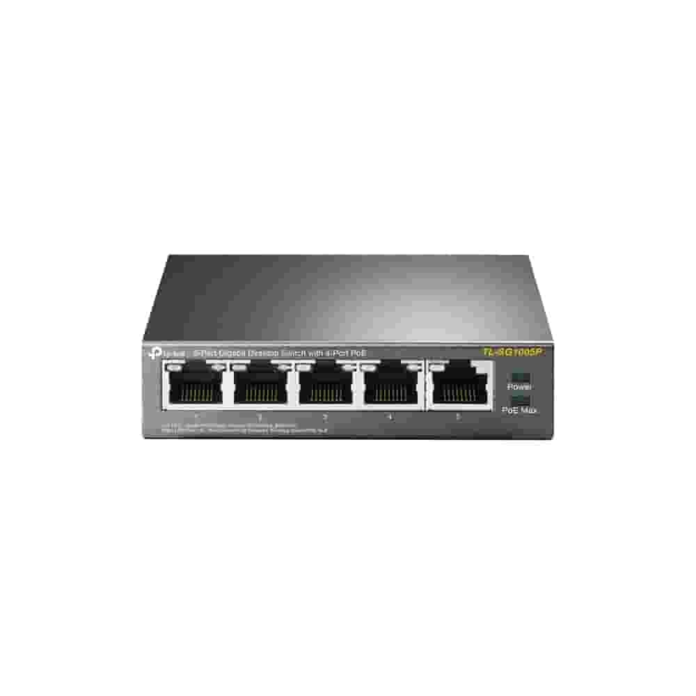 Коммутатор TP-Link TL-SG1005P 5-портовый (Switch)-2