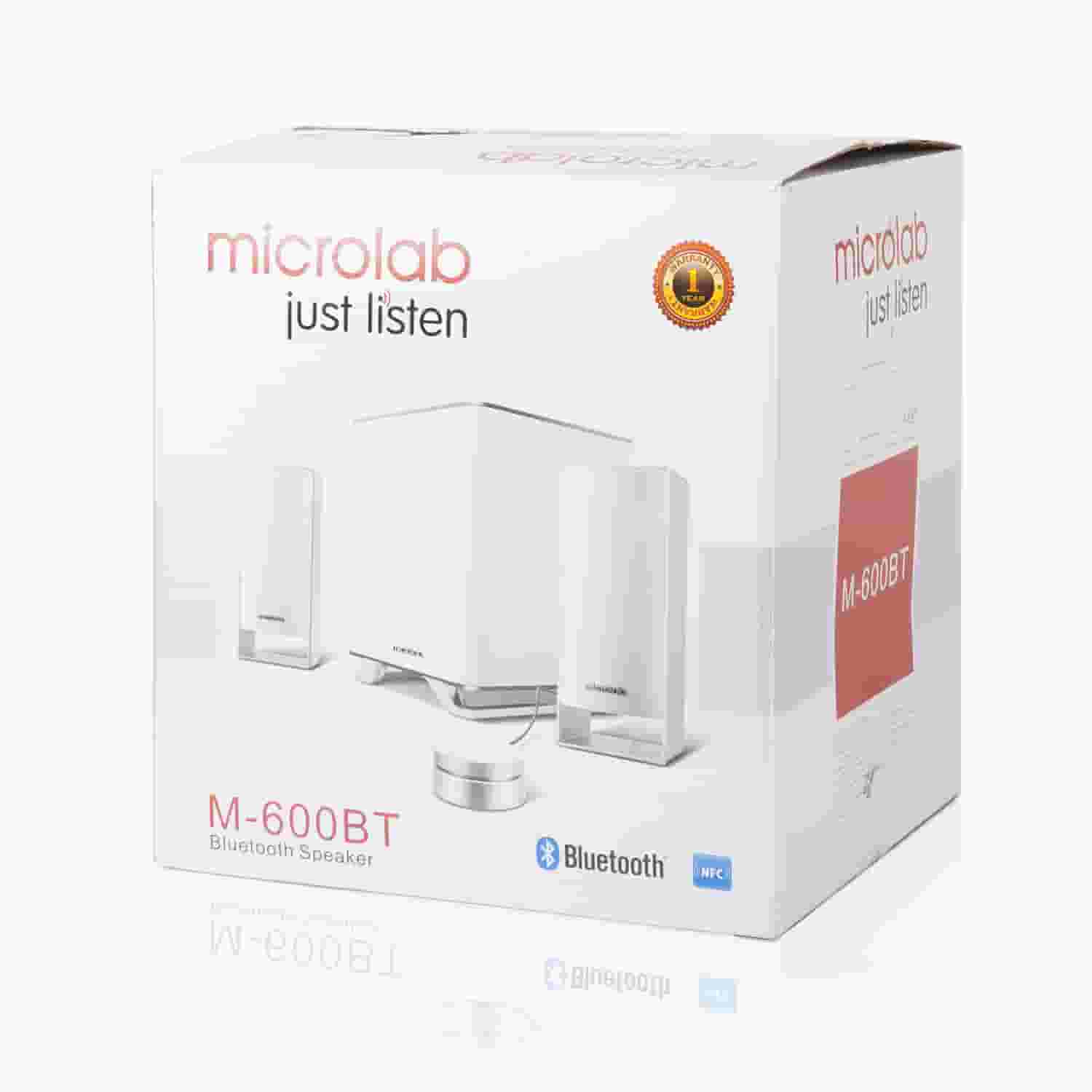 Стереосистема Microlab M-600BT 2.1 White-4