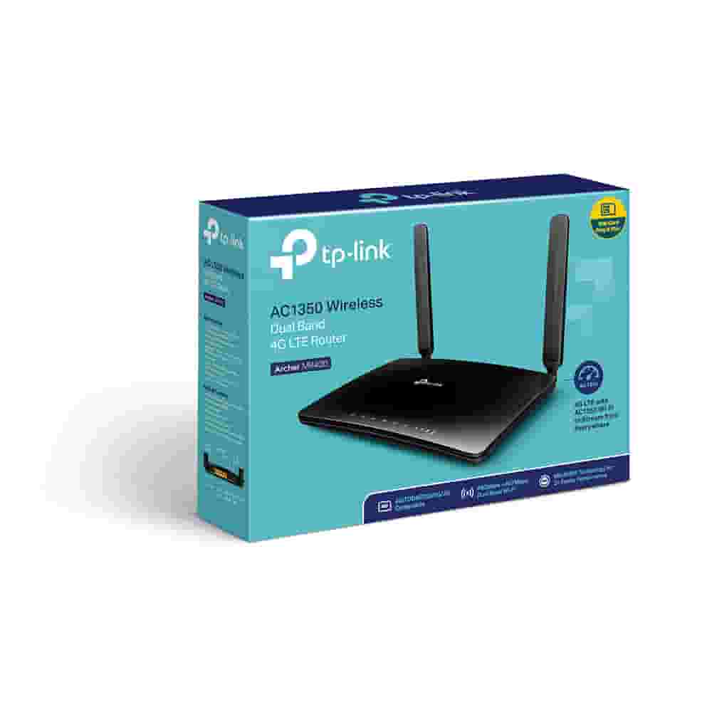TP-Link Archer MR400 AC1200 Ikki diapazonli 4G LTE Wi-Fi router-4