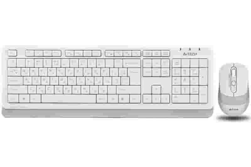 A4-Tech FG1010 (White+Grey) - USB Беспроводной комплект мышки и клавиатуры-2