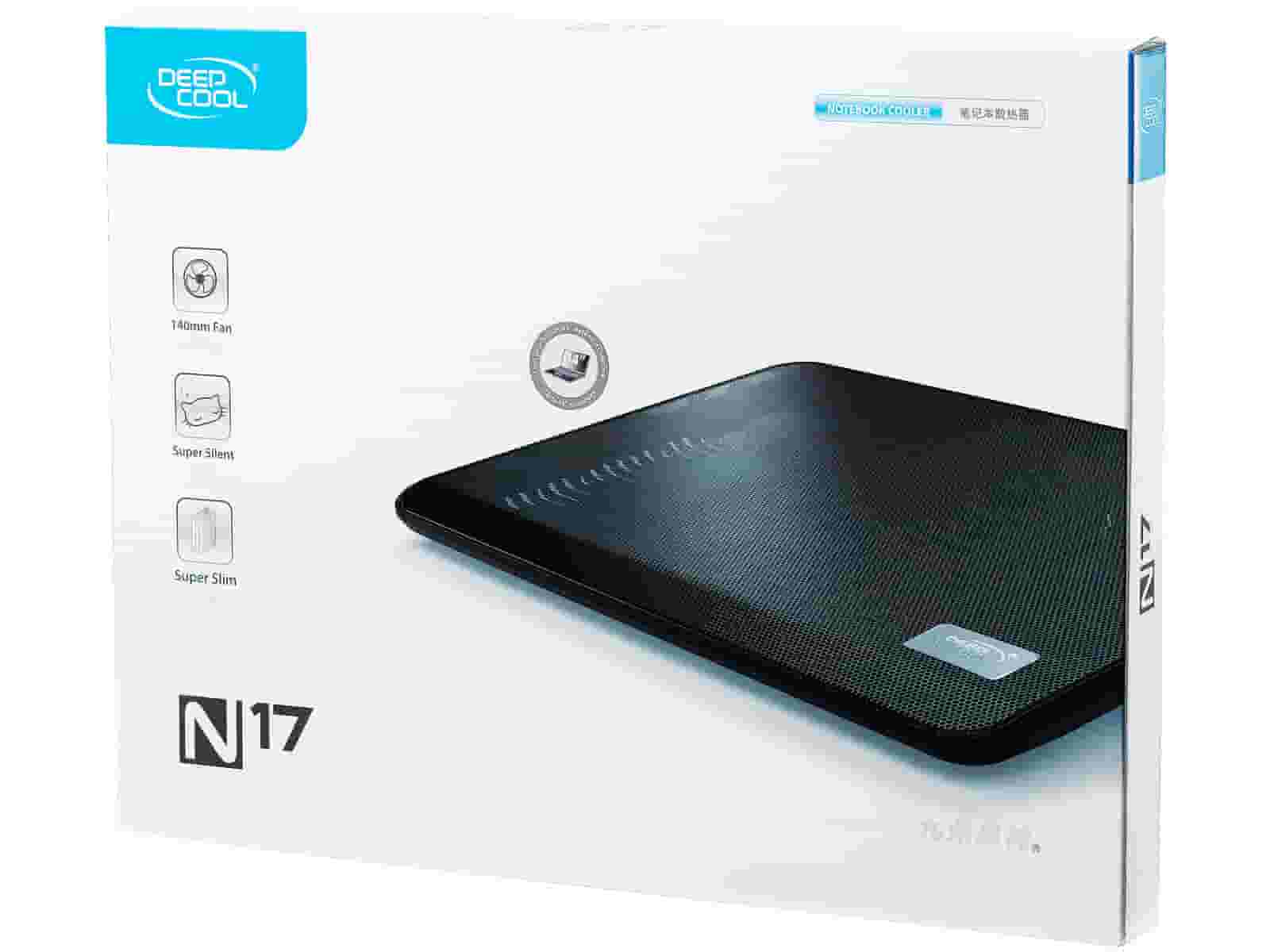 Deepcool N17 Notebook Cooler Охлаждающая подставка для ноутбука-4