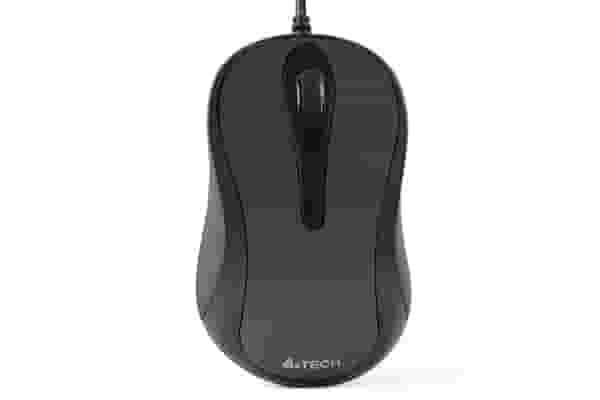 Проводная мышь A4Tech N-350 Glossy Grey – надежность и удобство для работы-1