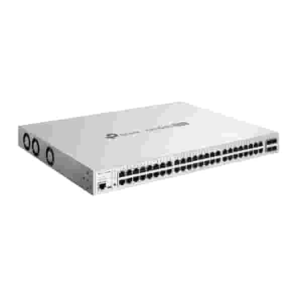 S5500-48GP4F Управляемый коммутатор Omada Pro 48 портов PoE+ Gigabit L2+ с 4 слотами SFP-4