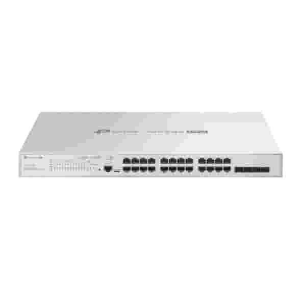 S5500-24GP4XF Управляемый коммутатор Omada Pro 24-портовый PoE+ Gigabit L2+ с 4 слотами SFP+-1